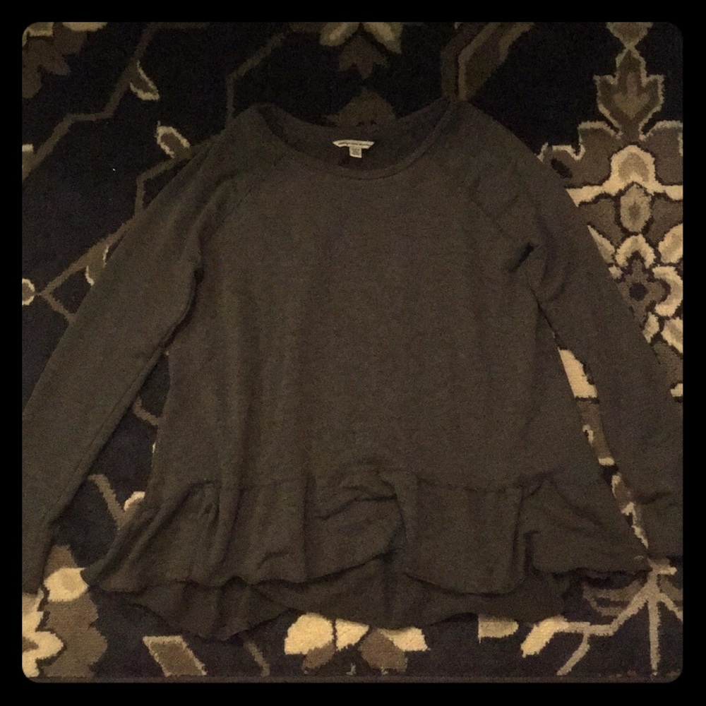 Aerie peplum sweatshirt